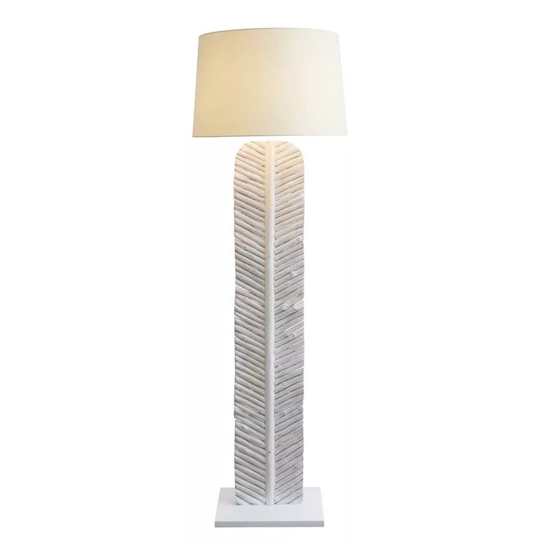 Stehlampe weiss Treibholz 175 cm hoch modernen Landhausstil günstig online kaufen