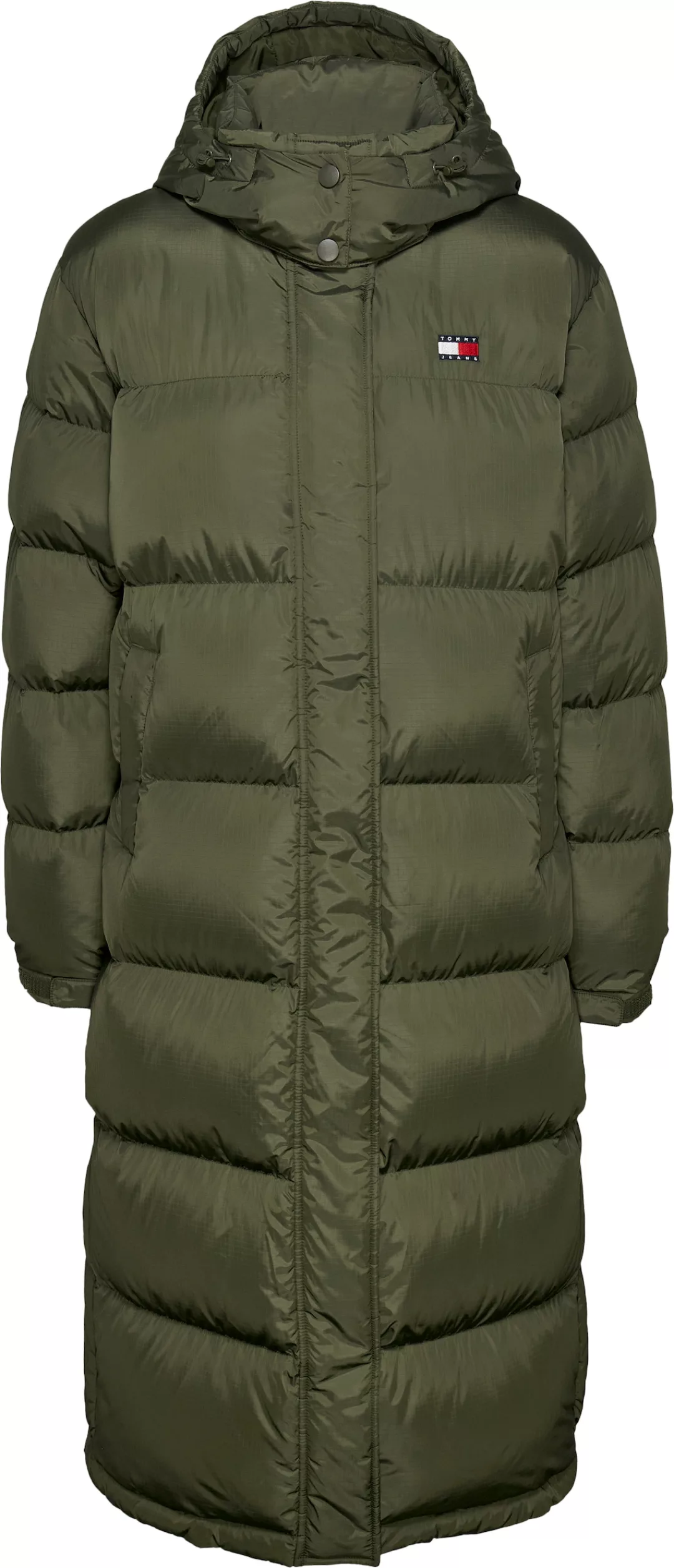 Tommy Jeans Steppmantel TJW ALASKA LONG PUFFER EXT mit Logostickerei günstig online kaufen