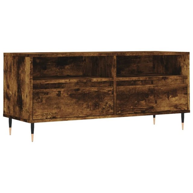 furnicato TV-Schrank Räuchereiche 100x34,5x44,5 cm Holzwerkstoff günstig online kaufen