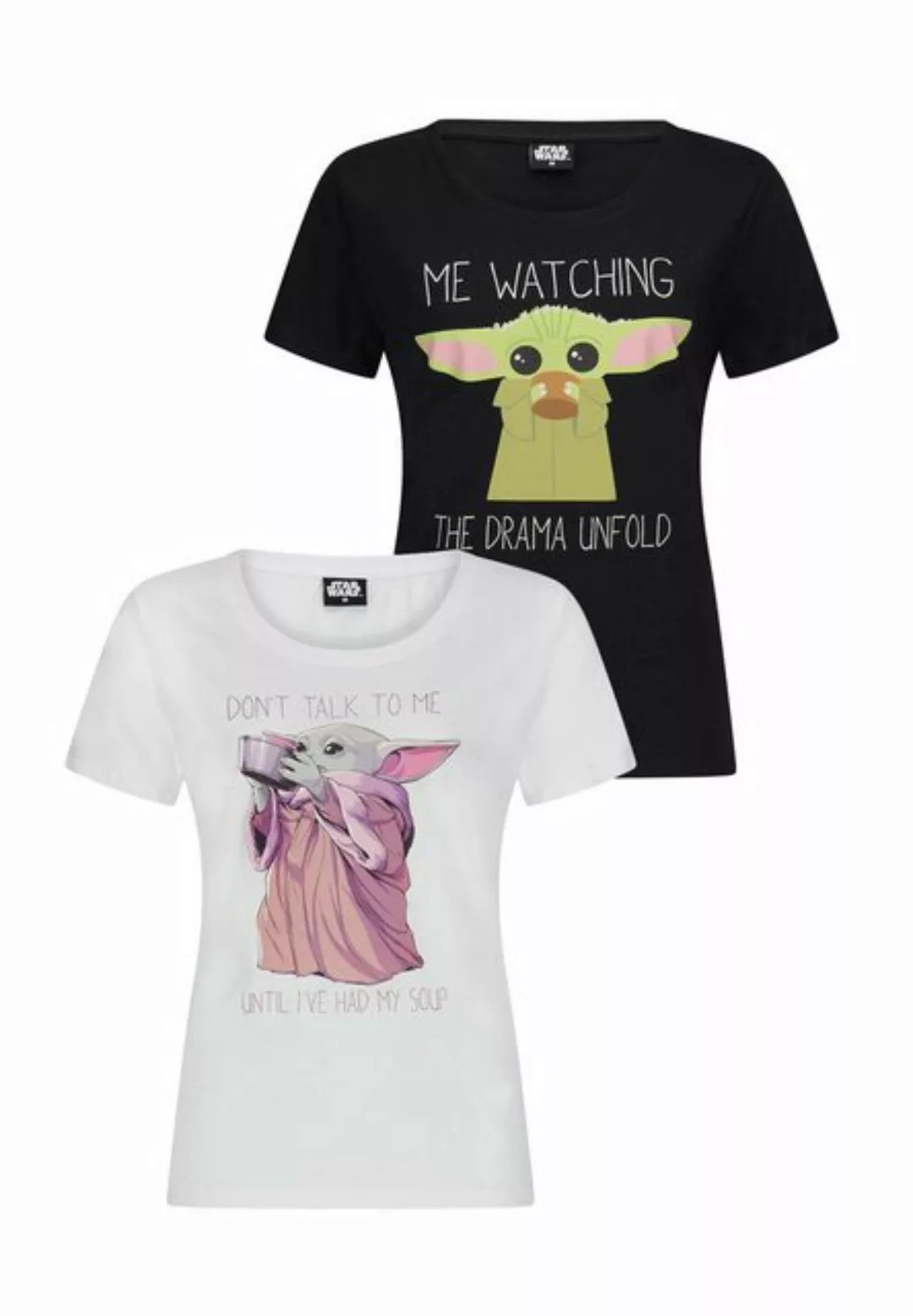 ONOMATO! T-Shirt Yoda T-Shirt Damen Oberteil kurzarm Shirt günstig online kaufen