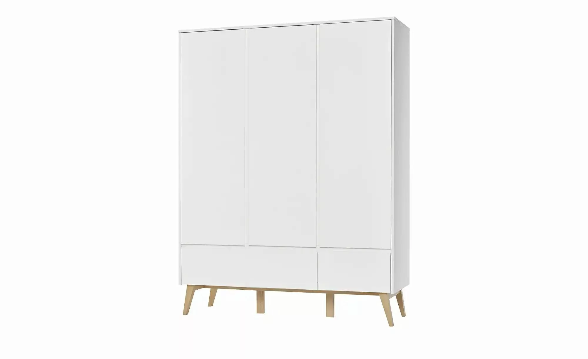 Kleiderschrank  Swing ¦ weiß ¦ Maße (cm): B: 152 H: 199,5 T: 52,5 Baby > Ba günstig online kaufen