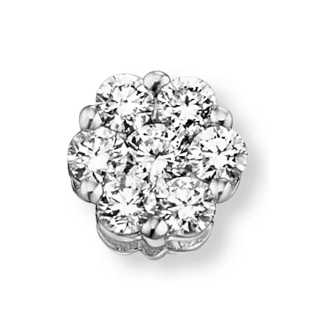 ONE ELEMENT Kettenanhänger "0.15 ct Diamant Brillant Anhänger aus 585 Weißg günstig online kaufen