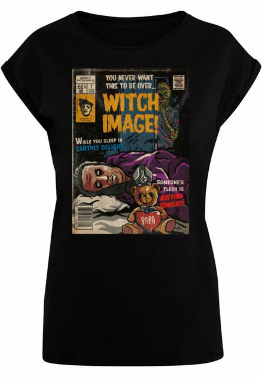 Merchcode T-Shirt Merchcode Damen Ladies Ghost - Witch image comic book T-S günstig online kaufen
