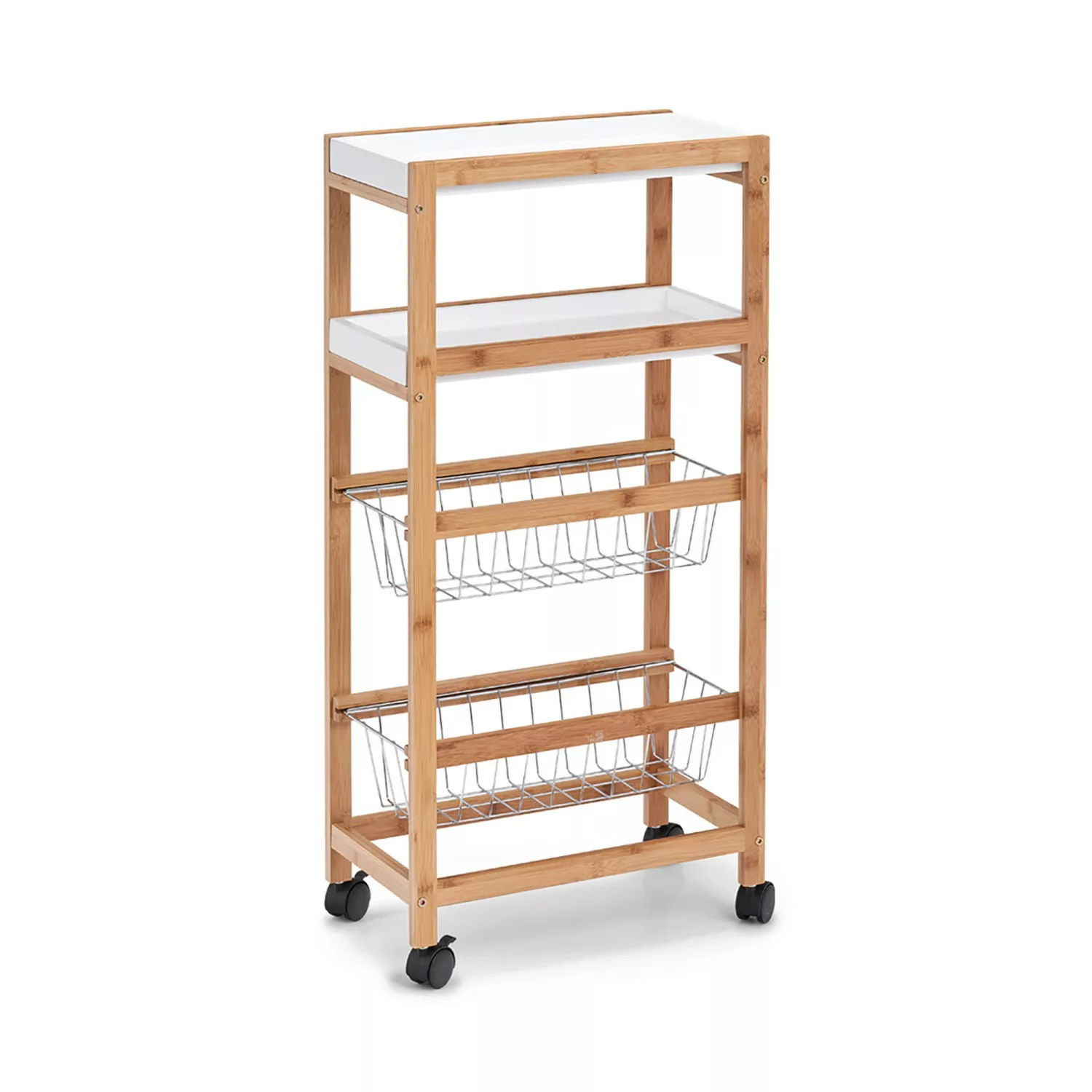 Zeller Present Küchenwagen "Bamboo", mit vier Ablagemöglichkeiten günstig online kaufen