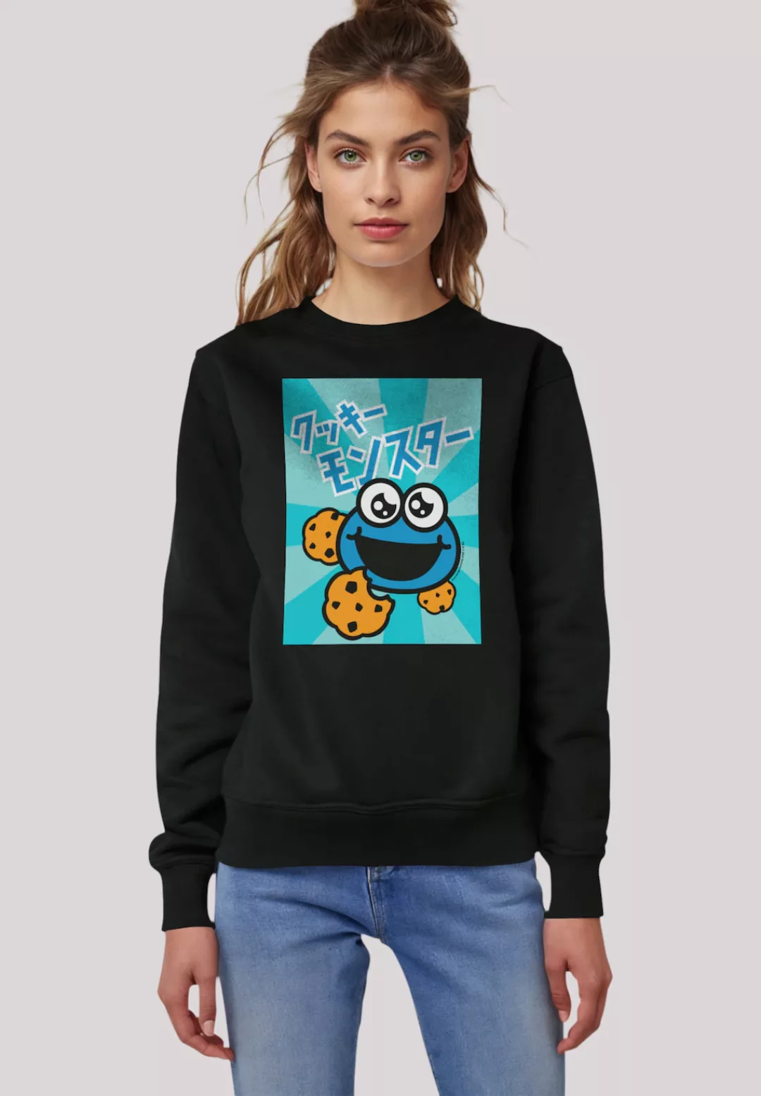 F4NT4STIC Sweatshirt "Sesamstraße Cookie Monster Anime", Premium Qualität günstig online kaufen