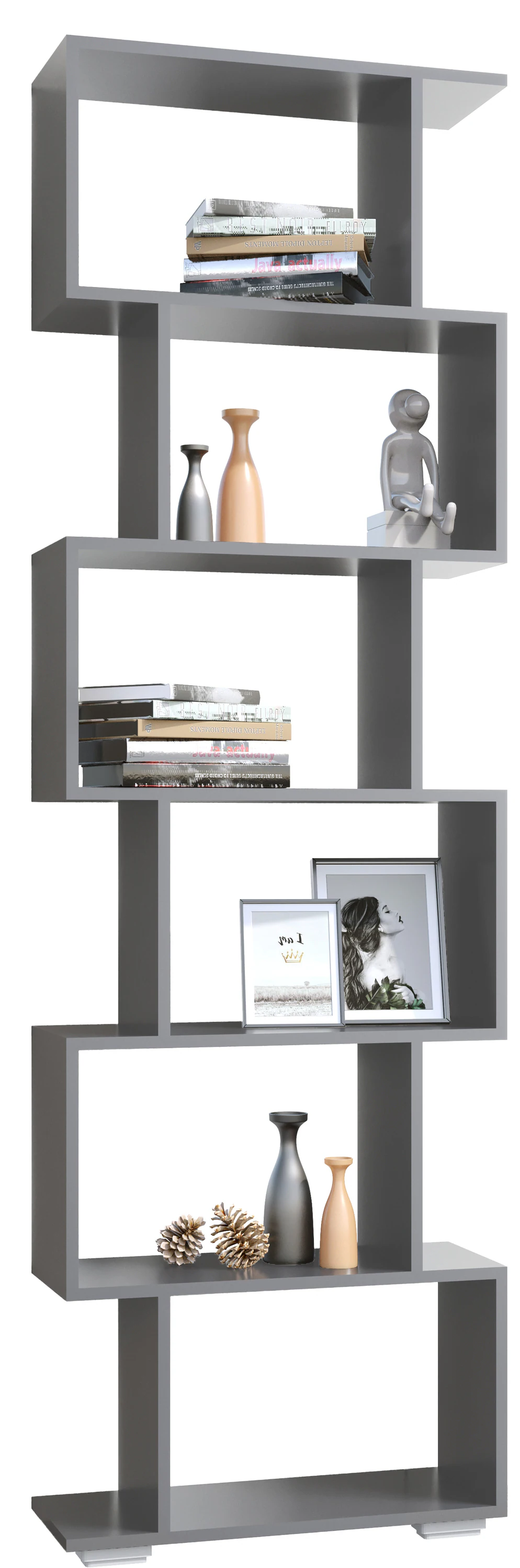 VCM Standregal "VCM Holz Raumteiler Stand Regal Bücherregal Deko Bücher 6 F günstig online kaufen