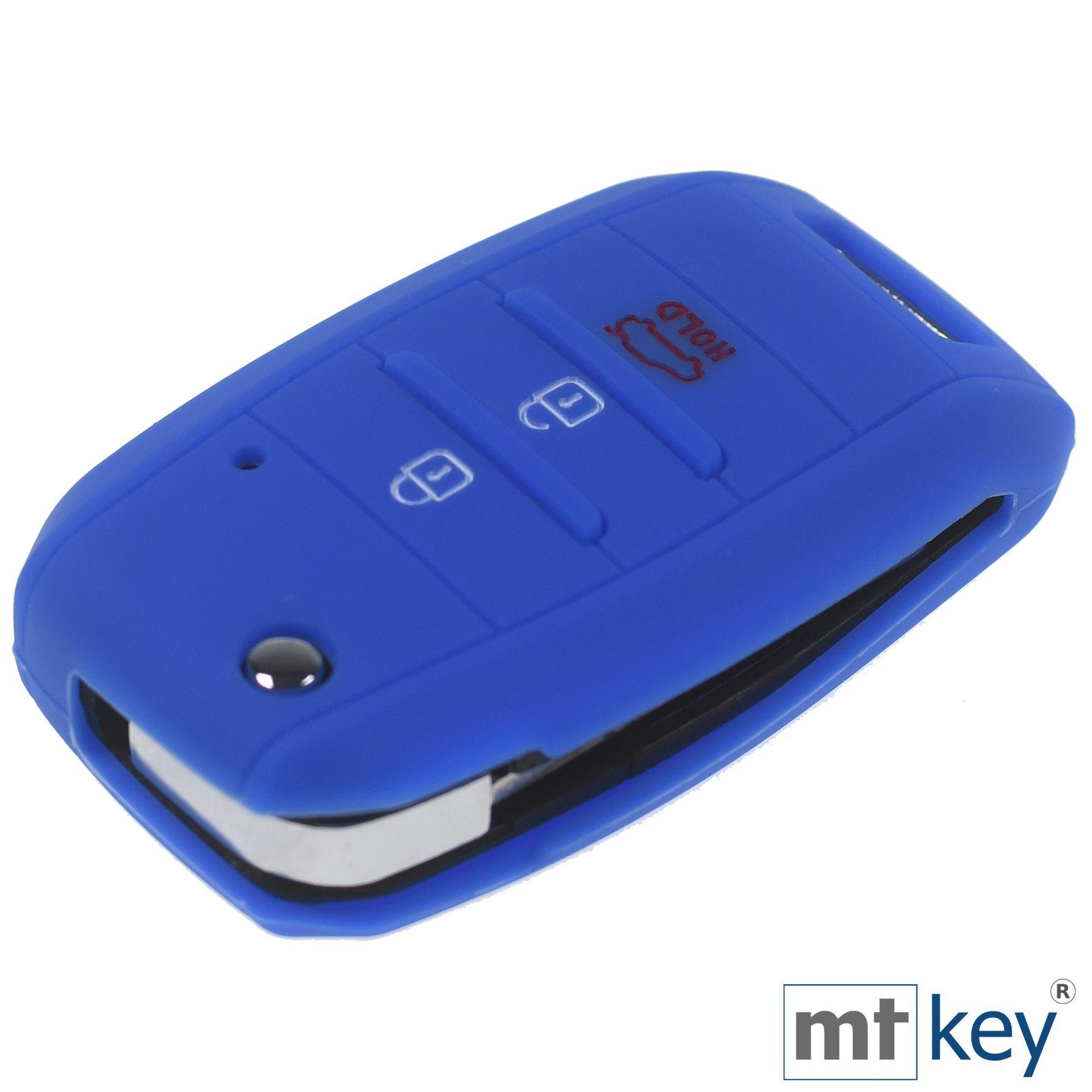 mt-key Schlüsseltasche Autoschlüssel Softcase Silikon Schutzhülle günstig online kaufen