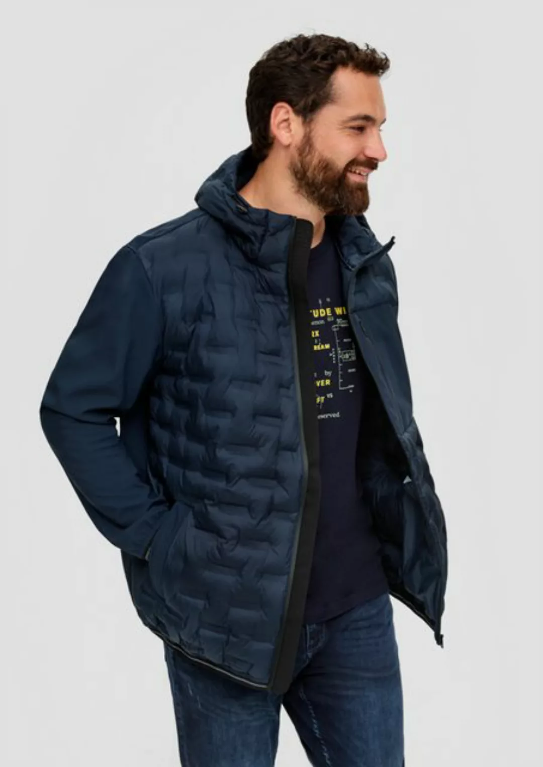 s.Oliver Softshelljacke mit Steppeinsatz günstig online kaufen