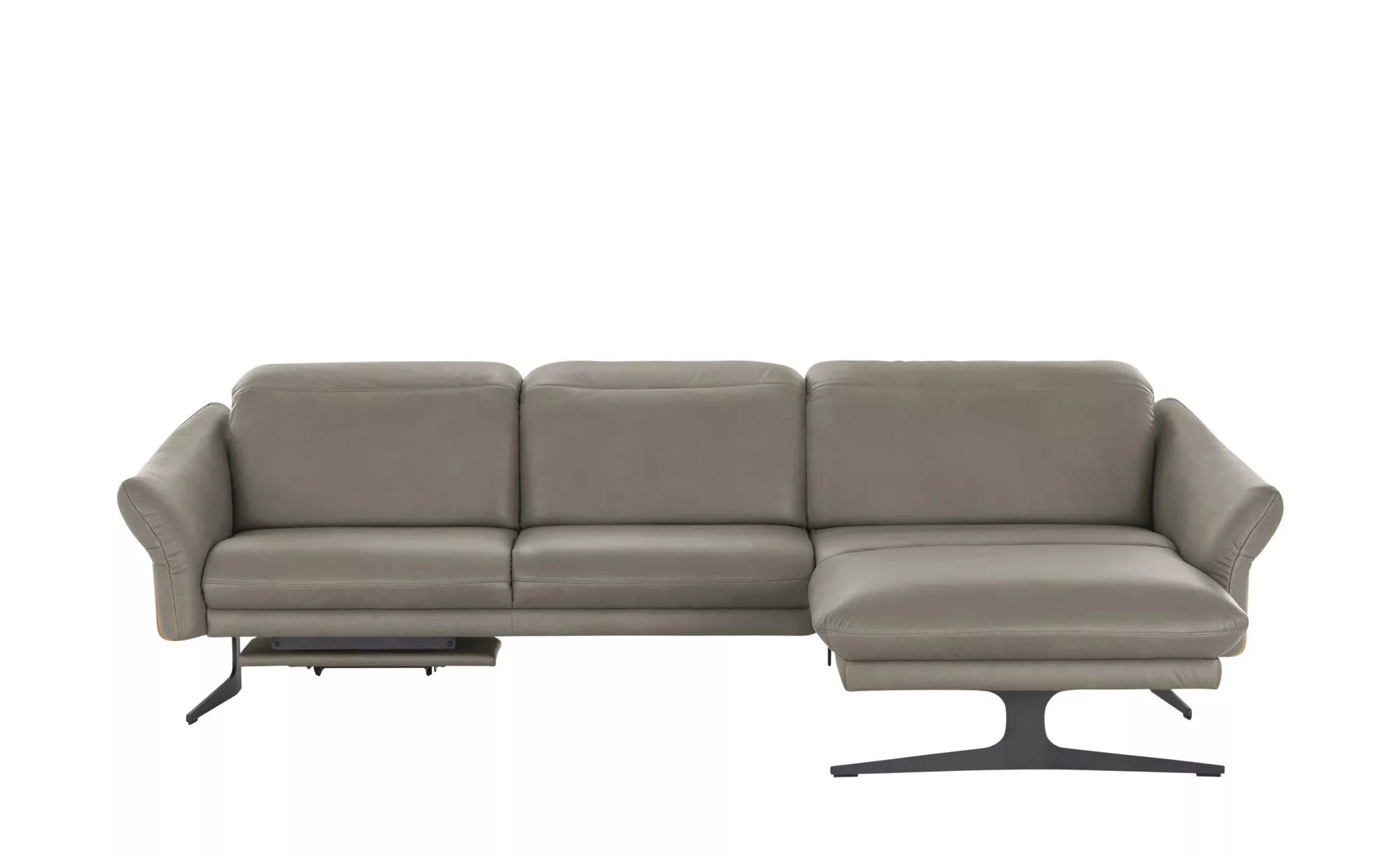 himolla Ecksofa Leder  1059 - grau - 284 cm - 83 cm - 179 cm - Polstermöbel günstig online kaufen