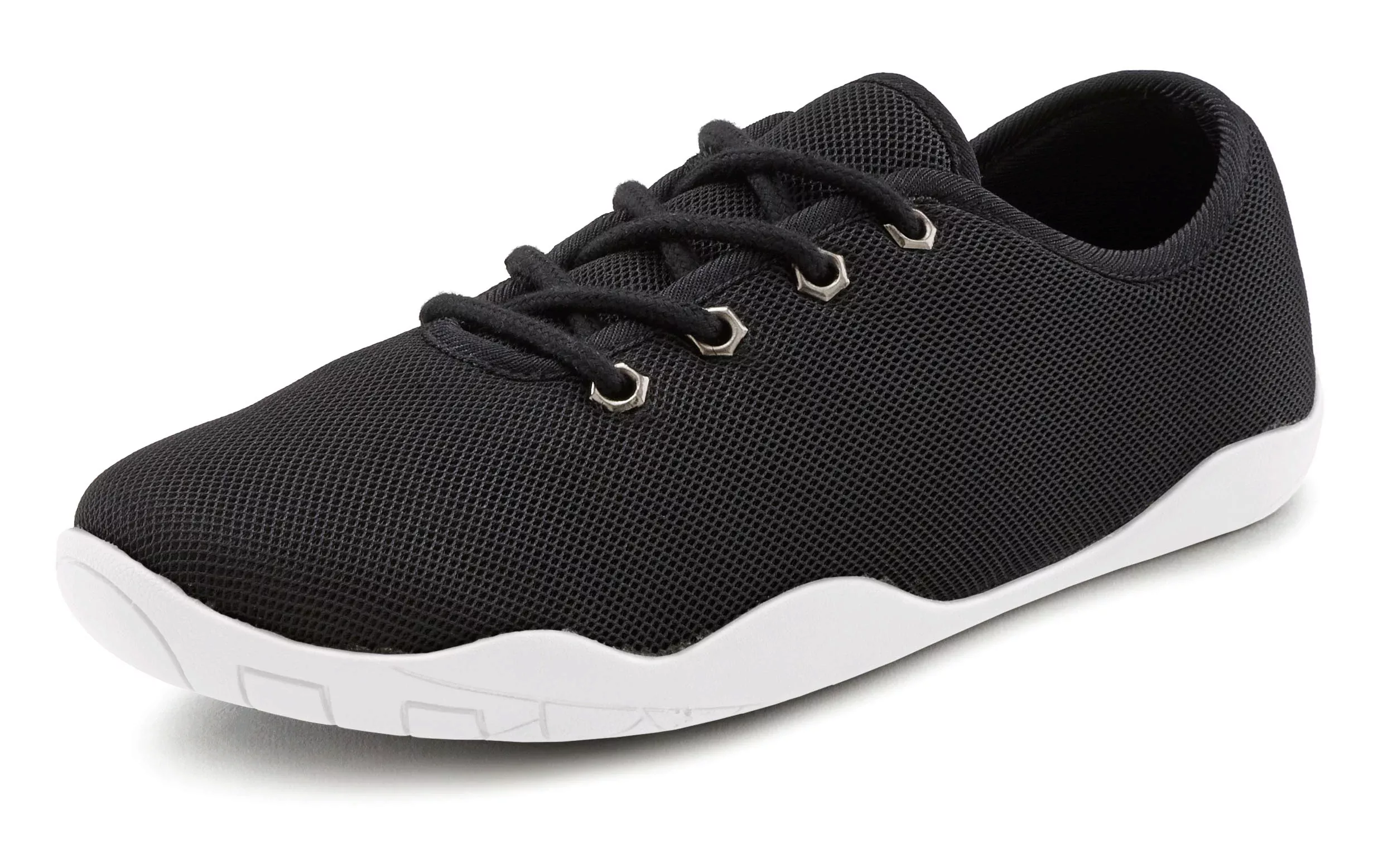 LASCANA Sneaker, mit ultraflache Sohle, superleicht, Schnürhalbschuhe, Unis günstig online kaufen