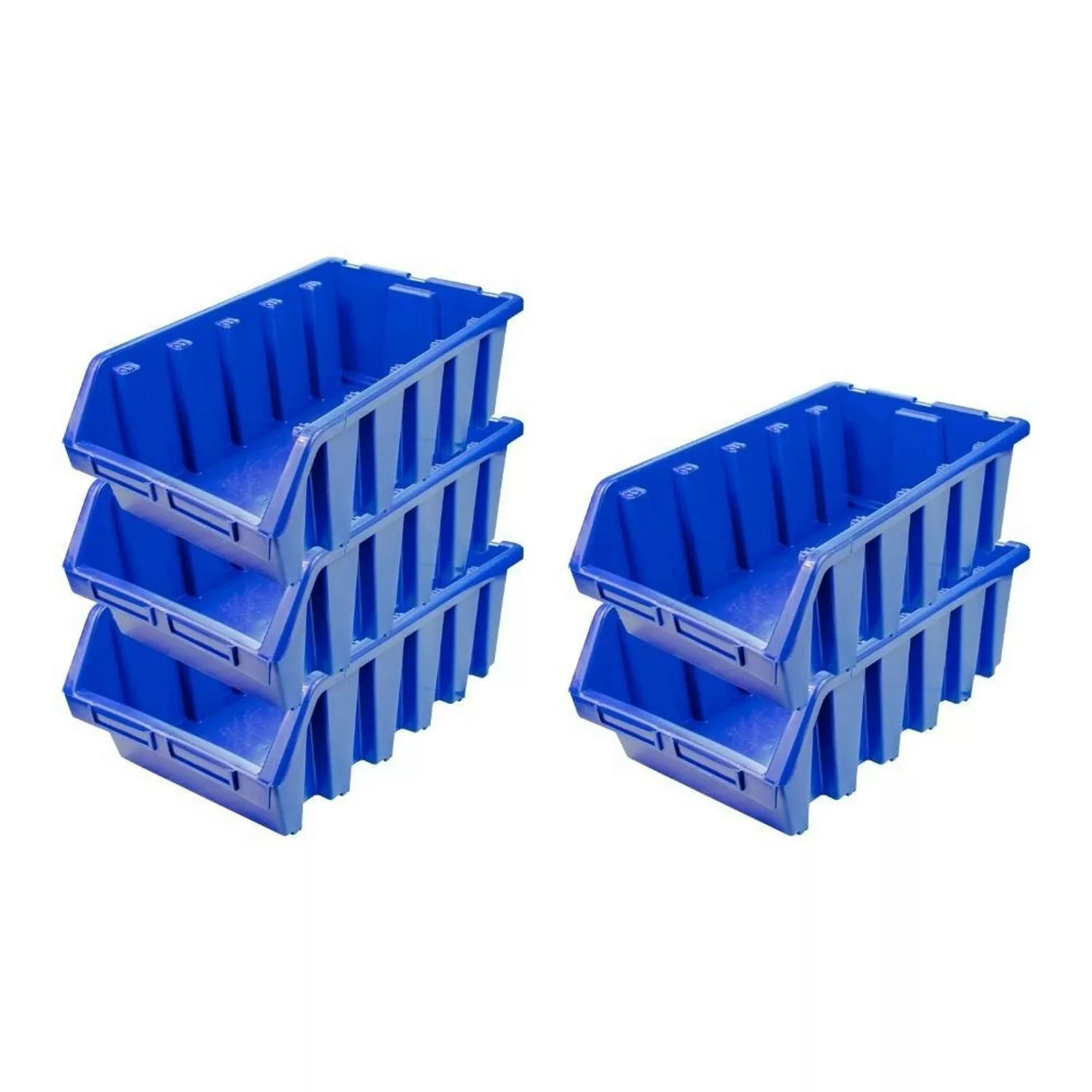 PROREGAL SuperSparSet 5x Sichtlagerbox 5 HxBxT 18,7 x 33,3 x 50 cm Polyprop günstig online kaufen