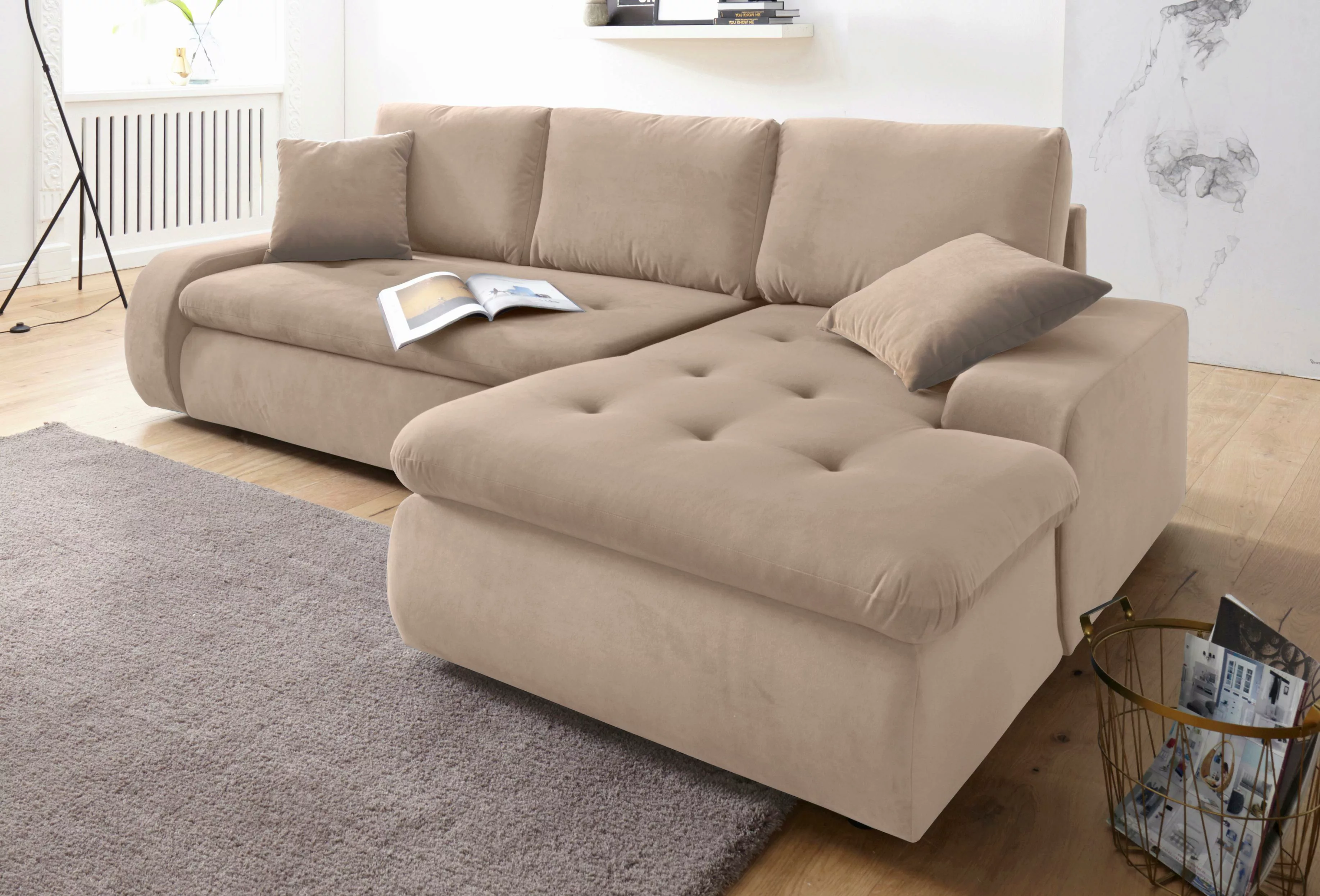 TRENDMANUFAKTUR Ecksofa »Indie II, tolle Detailverarbeitung, bequem und kom günstig online kaufen