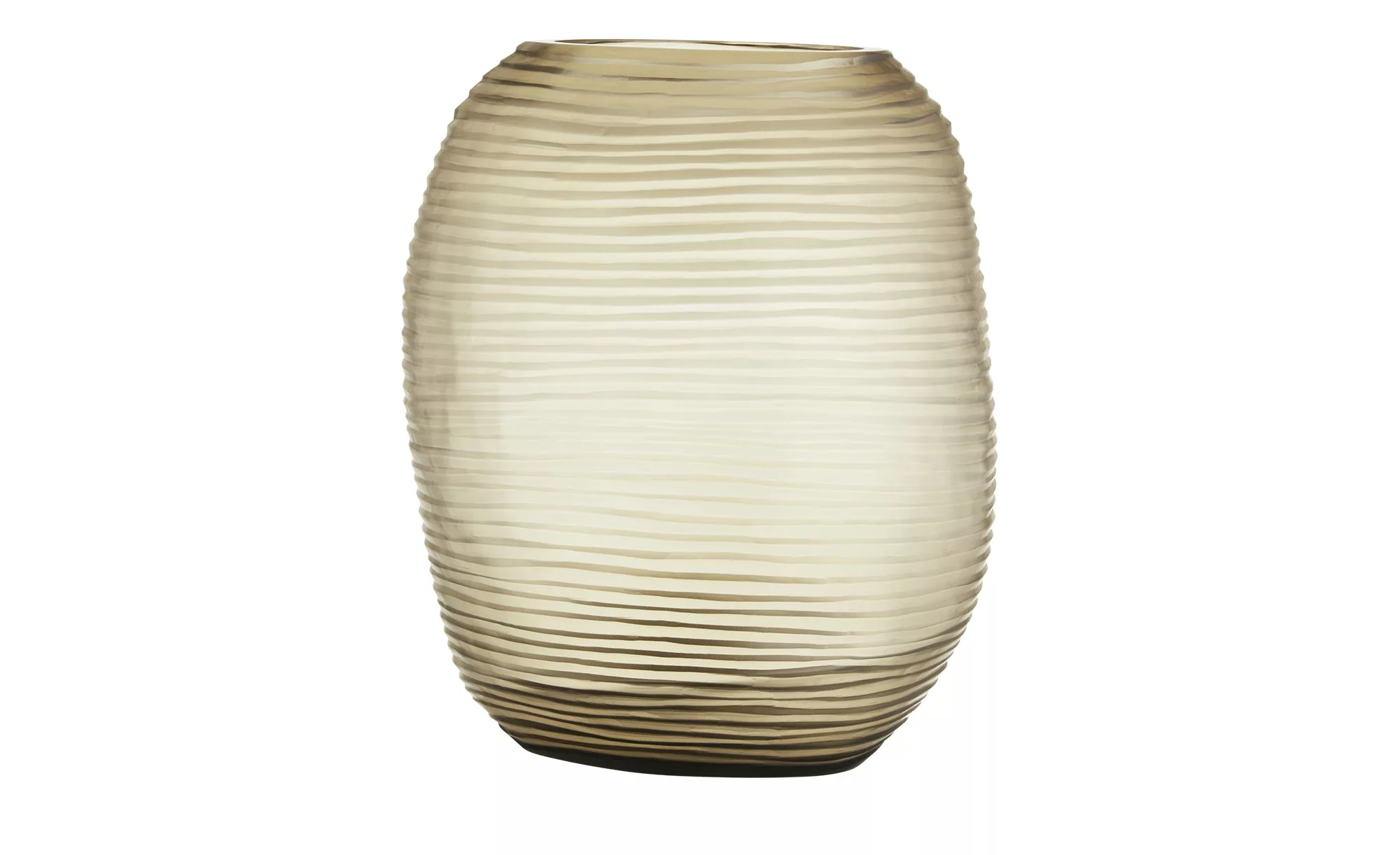 Vase - braun - Glas - 22 cm - 28 cm - 20 cm - Sconto günstig online kaufen