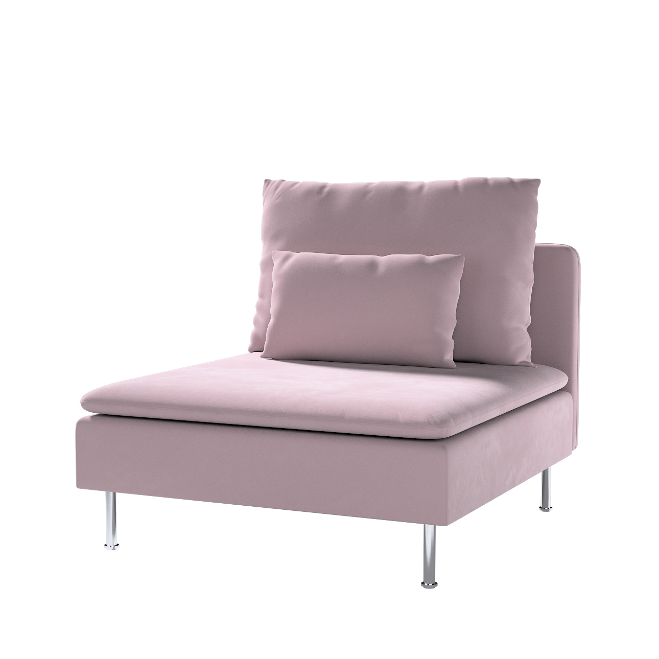 Bezug für Söderhamn Sitzelement 1, rosa, Bezug für Sitzelement 1, Velvet (7 günstig online kaufen