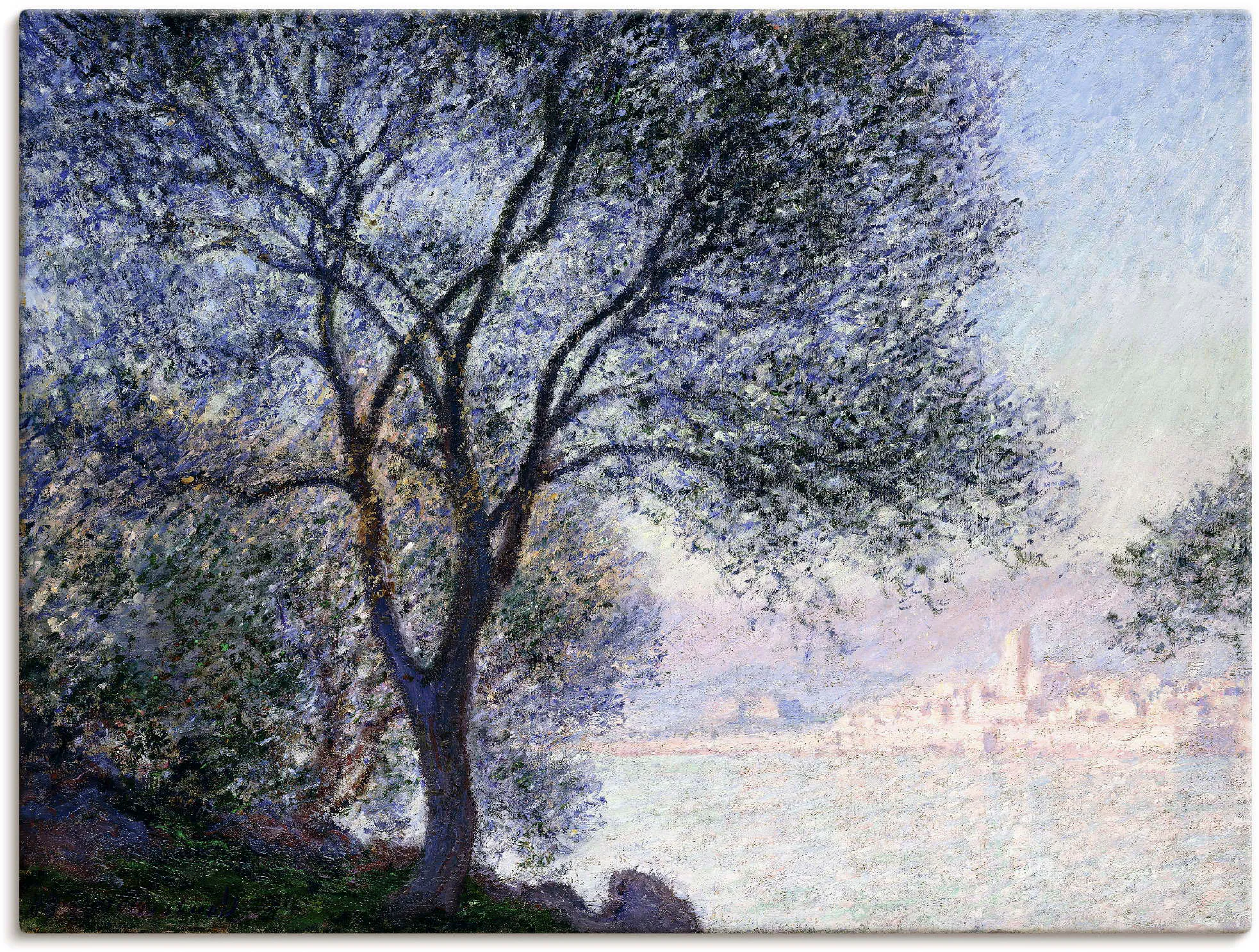 Artland Leinwandbild "Antibes von La Salis aus gesehen", Gewässer, (1 St.), günstig online kaufen