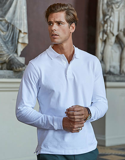 Teejays Luxury Stretch Langarm Long Sleeve Poloshirt Polo günstig online kaufen