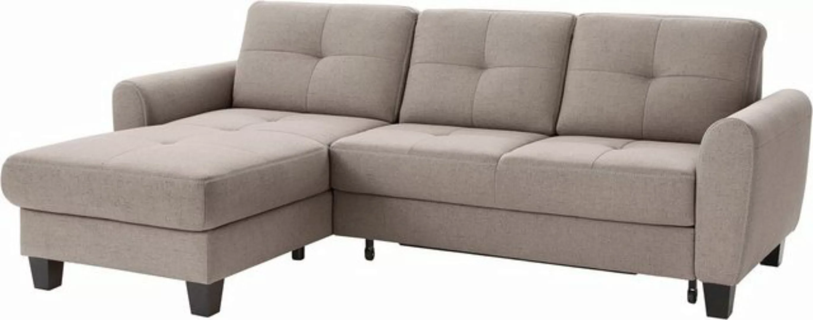 sit&more Ecksofa Varese L-Form, mit Federkern, wahlweise mit Bettfunktion u günstig online kaufen