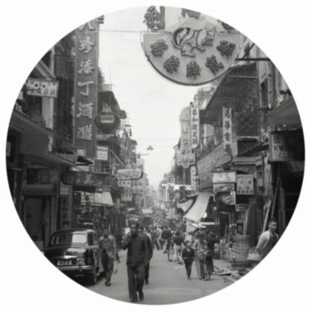Wallart Fototapete Hong Kong The Old Days Rund 142,5 Cm günstig online kaufen