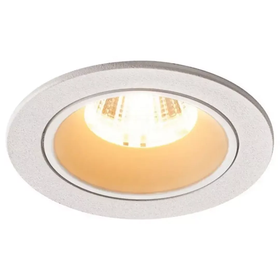 LED Einbaustrahler Numinos in Weiß 8,6W 730lm 3000K 55° günstig online kaufen