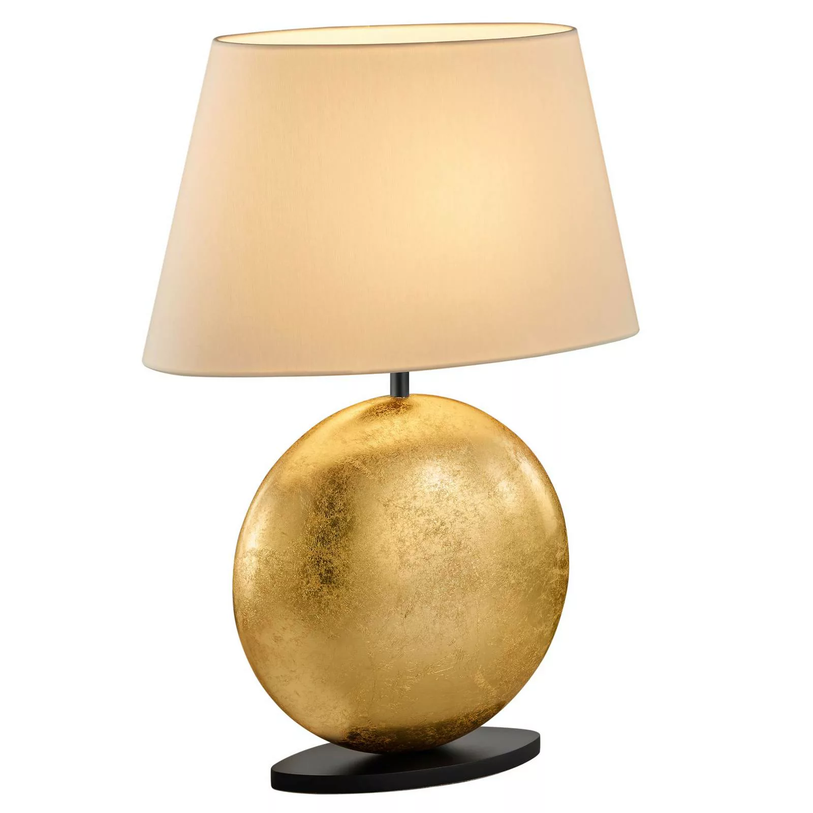 BANKAMP Mali Tischleuchte, creme/gold, Höhe 51cm günstig online kaufen