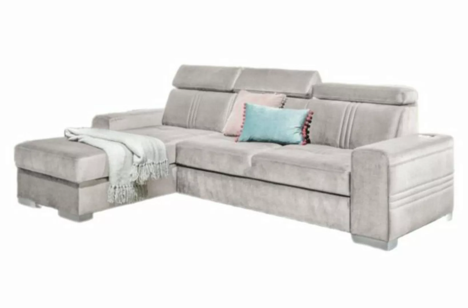 Luxusbetten24 Schlafsofa Designer Sofa Leandro Mini, mit USB, Schlaf- und K günstig online kaufen