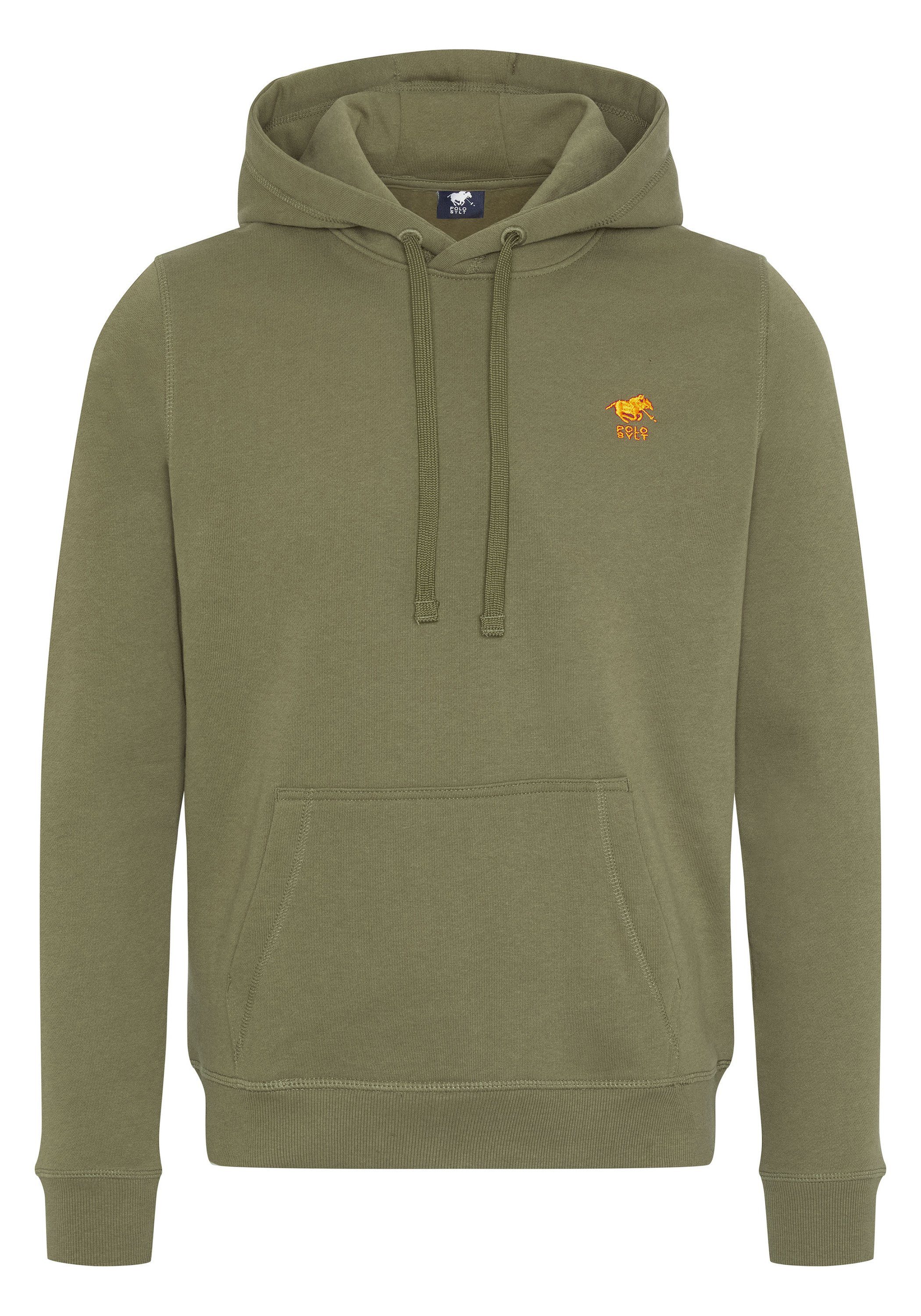 Polo Sylt Kapuzensweatshirt mit gesticktem Label-Symbol günstig online kaufen