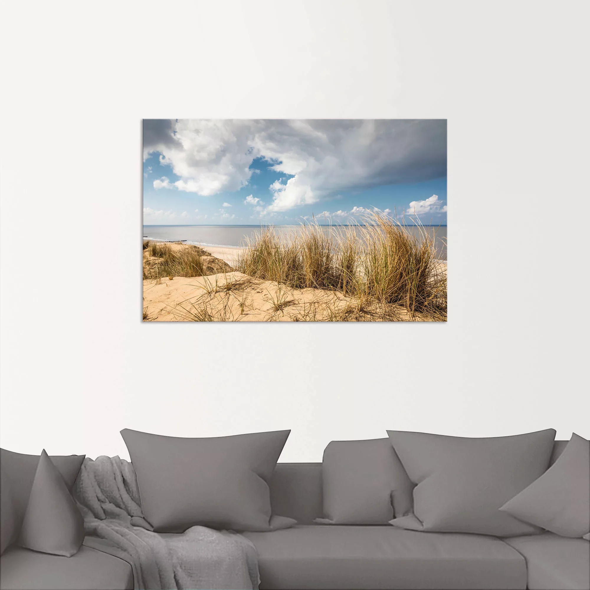 Artland Wandbild »Weg durch die Dünen am Roten Kliff«, Strandbilder, (1 St. günstig online kaufen