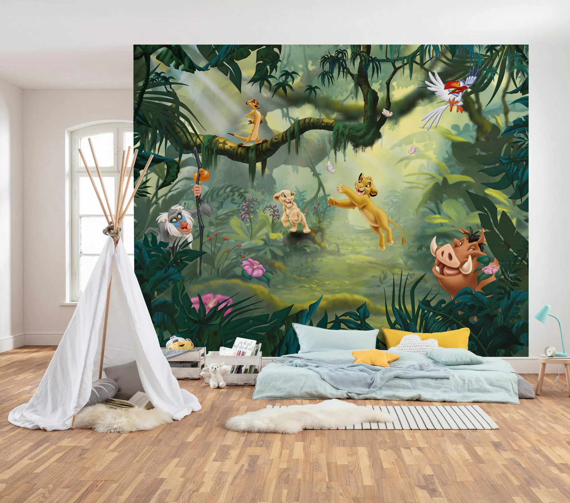 Komar Fototapete Lion King Hakuna Matata IADX7-004 B/H: ca. 350x280 cm günstig online kaufen