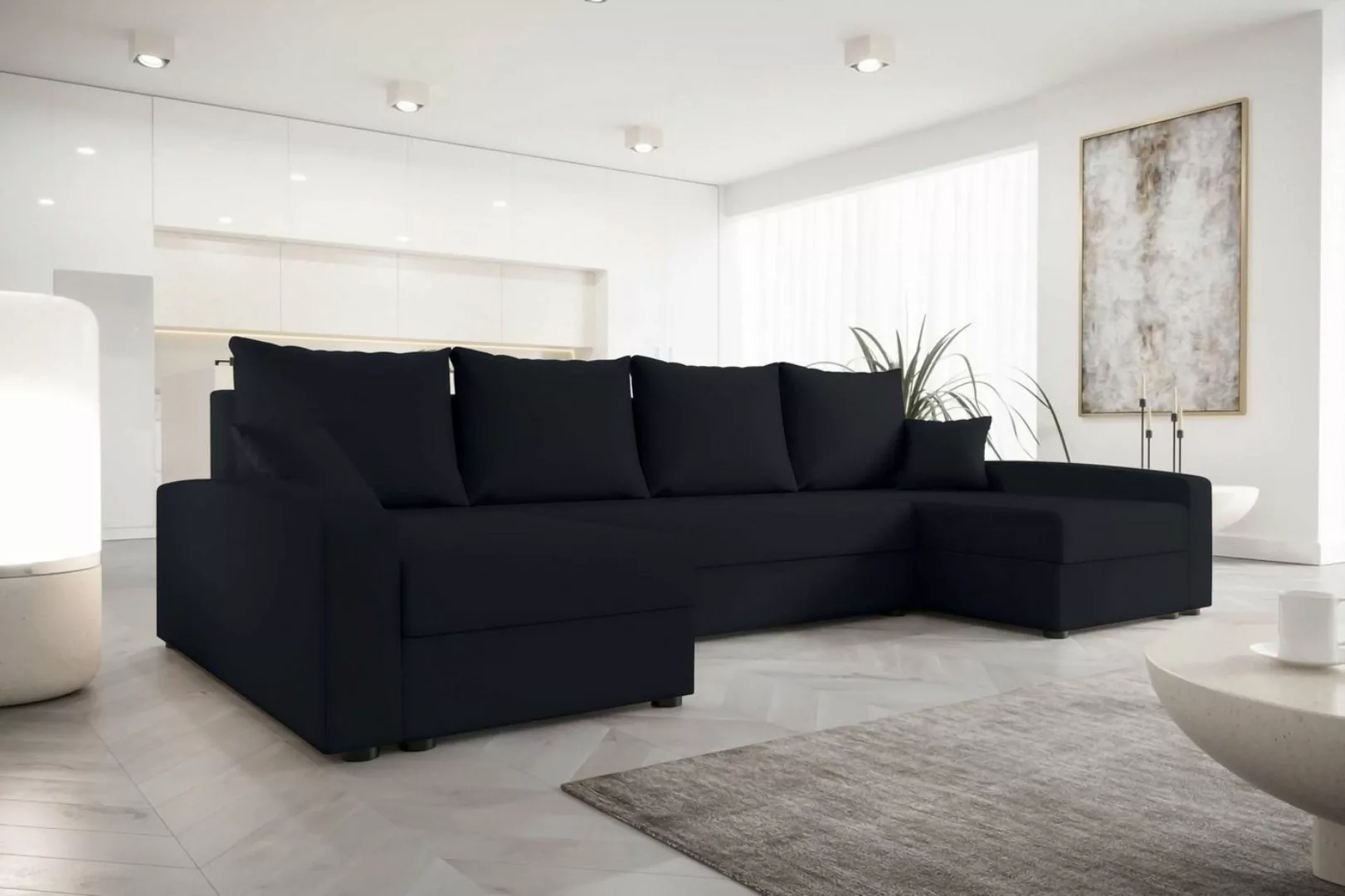Stylefy Wohnlandschaft Addison, U-Form, Eckcouch, Sofa, Sitzkomfort, mit Be günstig online kaufen