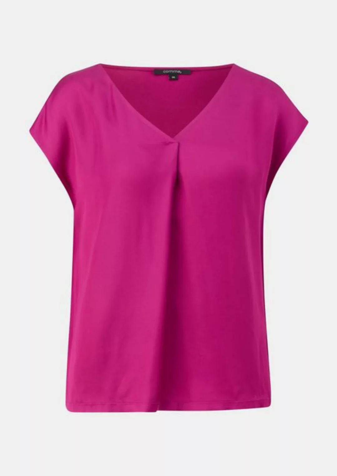 Comma Shirttop Blusentop im Fabricmix günstig online kaufen