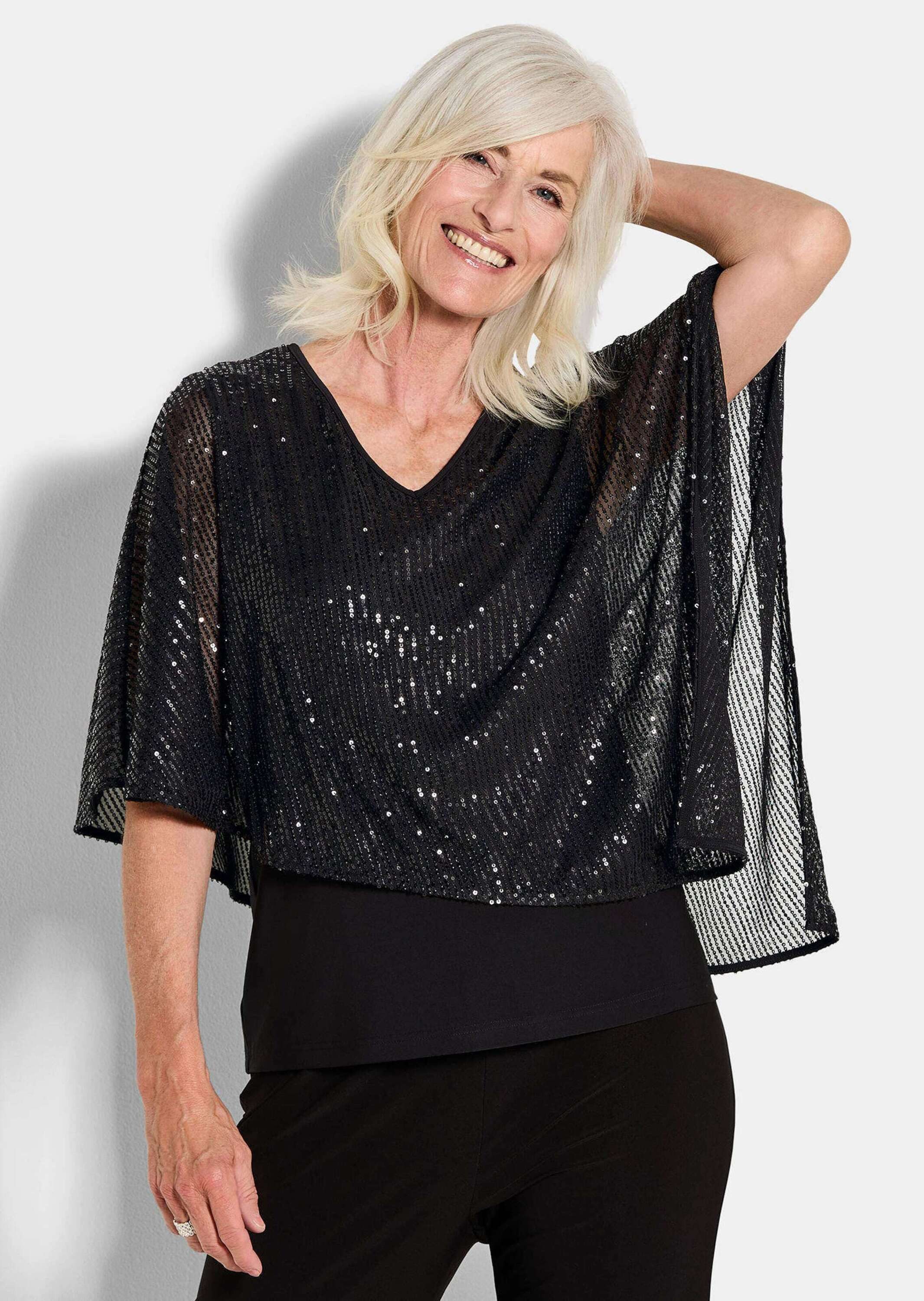 GOLDNER Print-Shirt Shirt mit Pailletten günstig online kaufen
