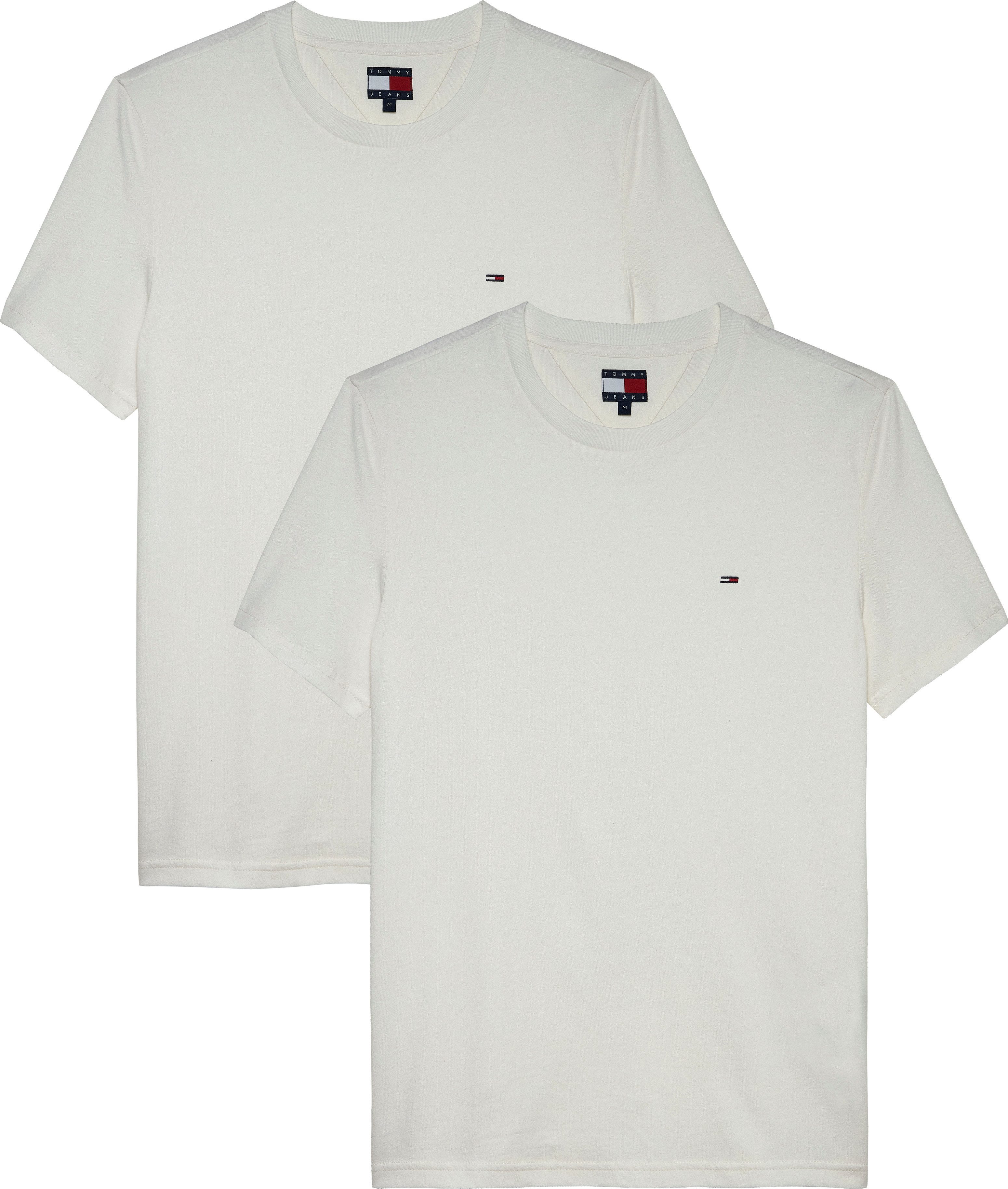 Tommy Jeans Rundhalsshirt "TJM XSLIM 2PACK JERSEY TEE EXT", (Packung, 2er-P günstig online kaufen