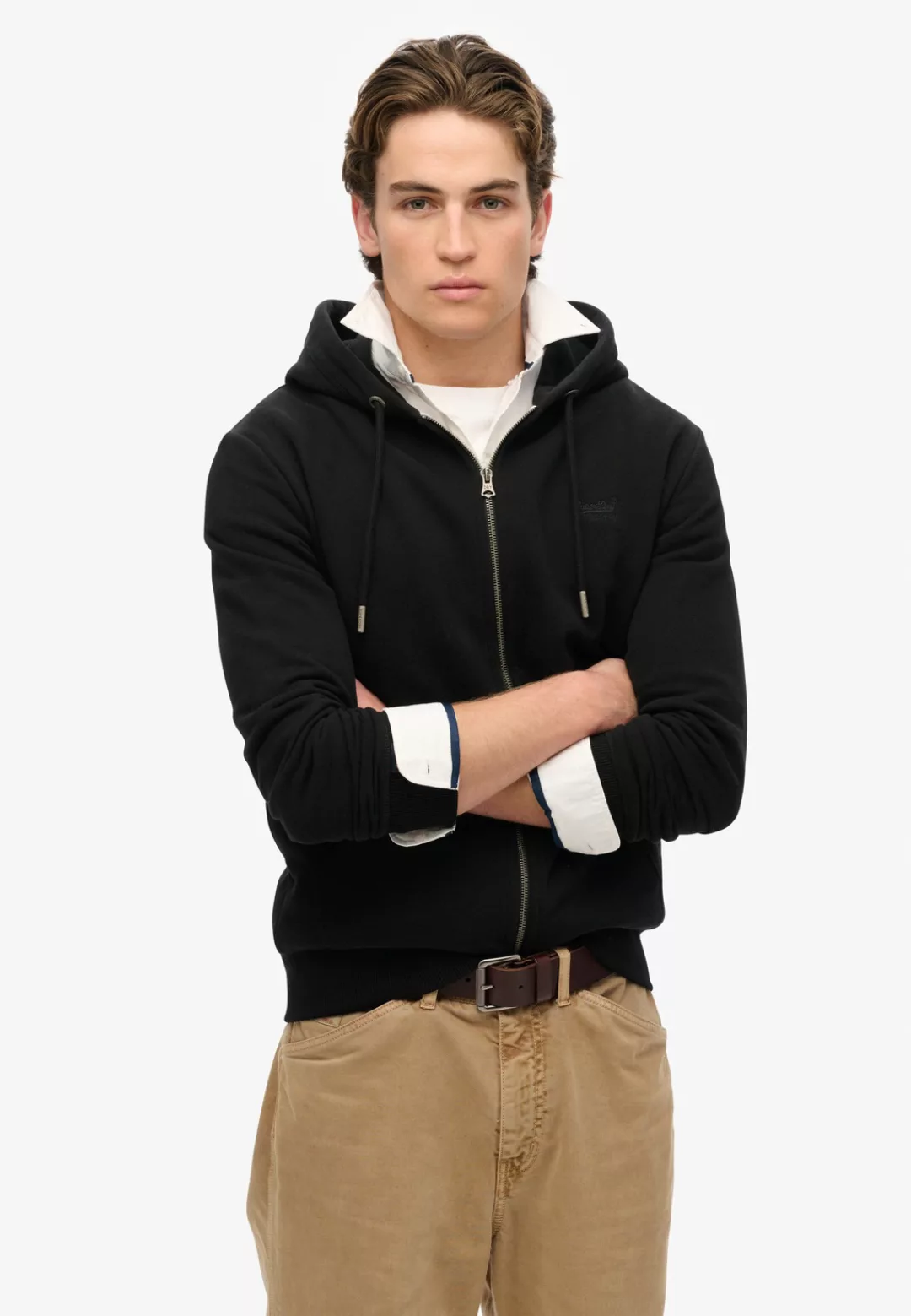 Superdry Kapuzensweatjacke "ESSENTIAL LOGO ZIP HOODIE HB" günstig online kaufen