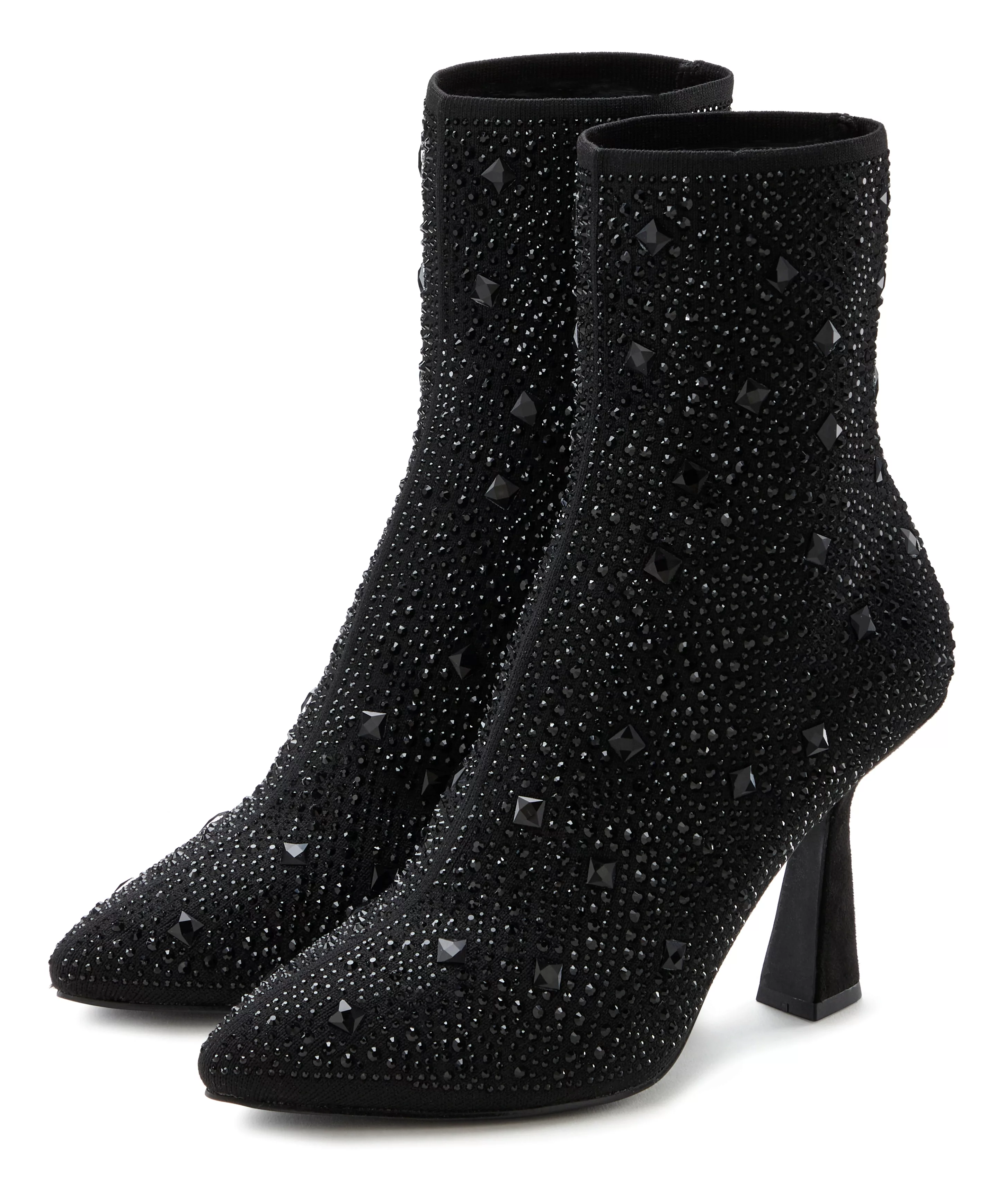 LASCANA High-Heel-Stiefelette "Sock Boot,", Schlupf-Stiefel, Ankle Boots, e günstig online kaufen