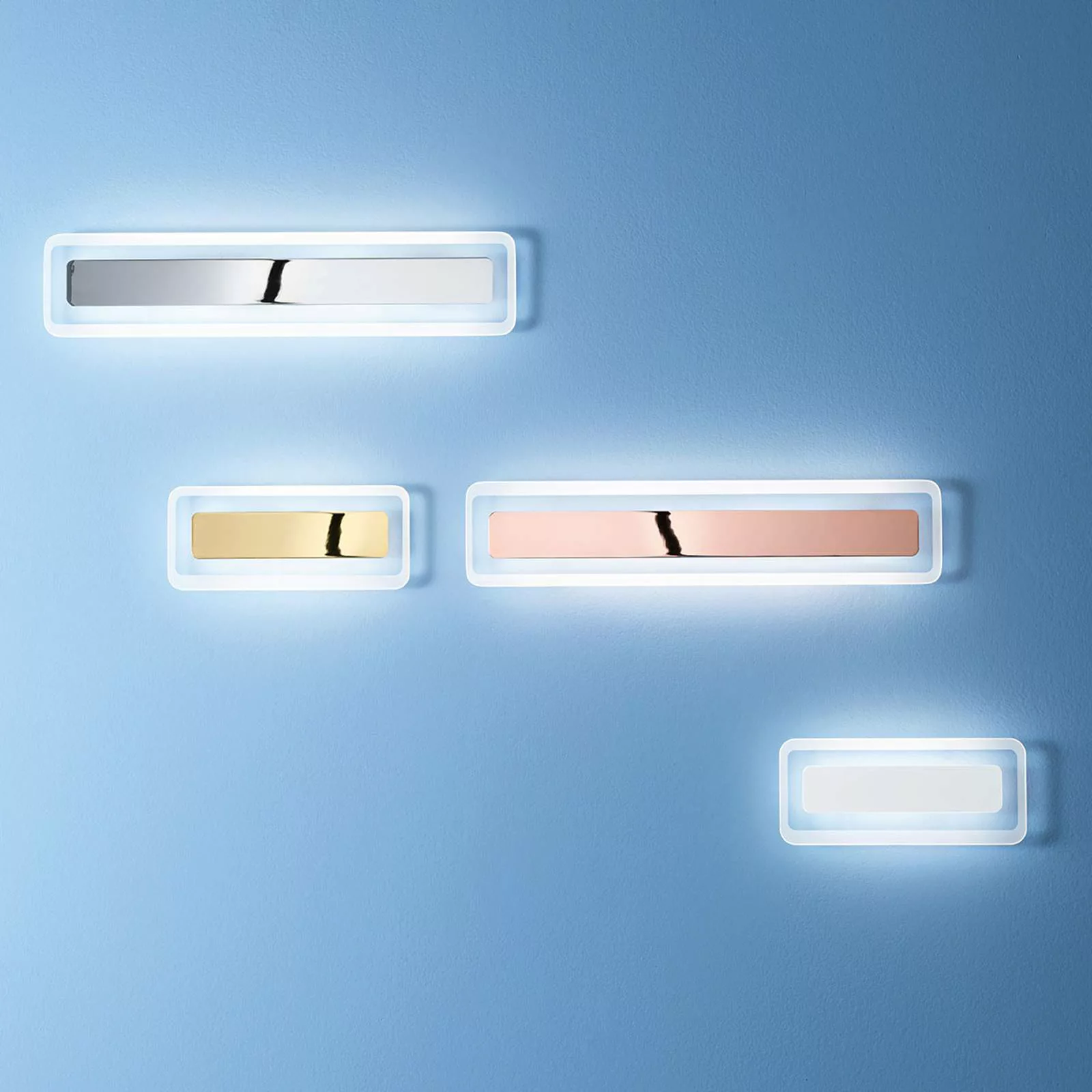 LED-Wandleuchte Antille chrom 61,4 cm günstig online kaufen