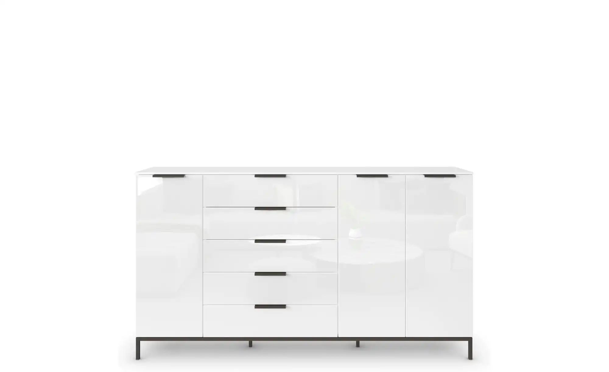 Highboard ¦ weiß ¦ Maße (cm): B: 199 H: 111 Kommoden & Sideboards > Highboa günstig online kaufen