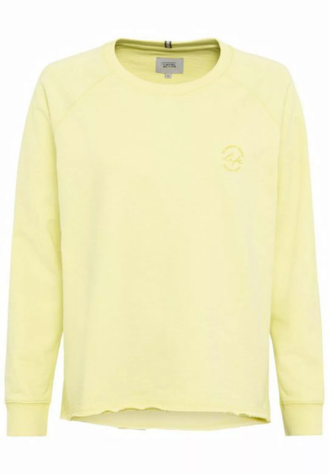 camel active Sweatshirt mit tonalem Rubber Print günstig online kaufen