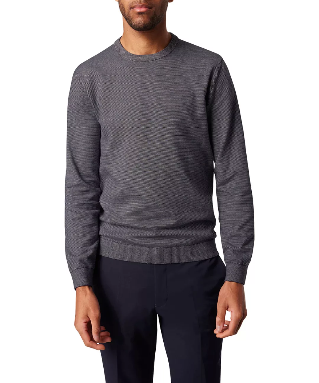 Pierre Cardin Rundhalspullover "Strick RH" günstig online kaufen