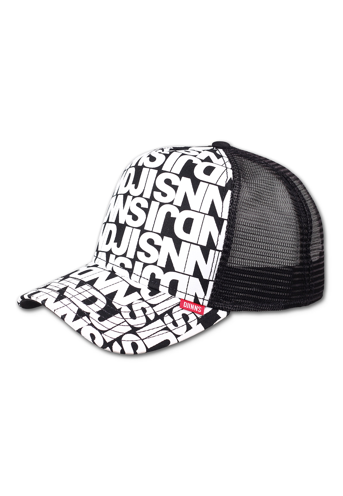 Djinns Trucker Cap HFT DRMTM ALLOVER Black White Schwarz Weiß günstig online kaufen