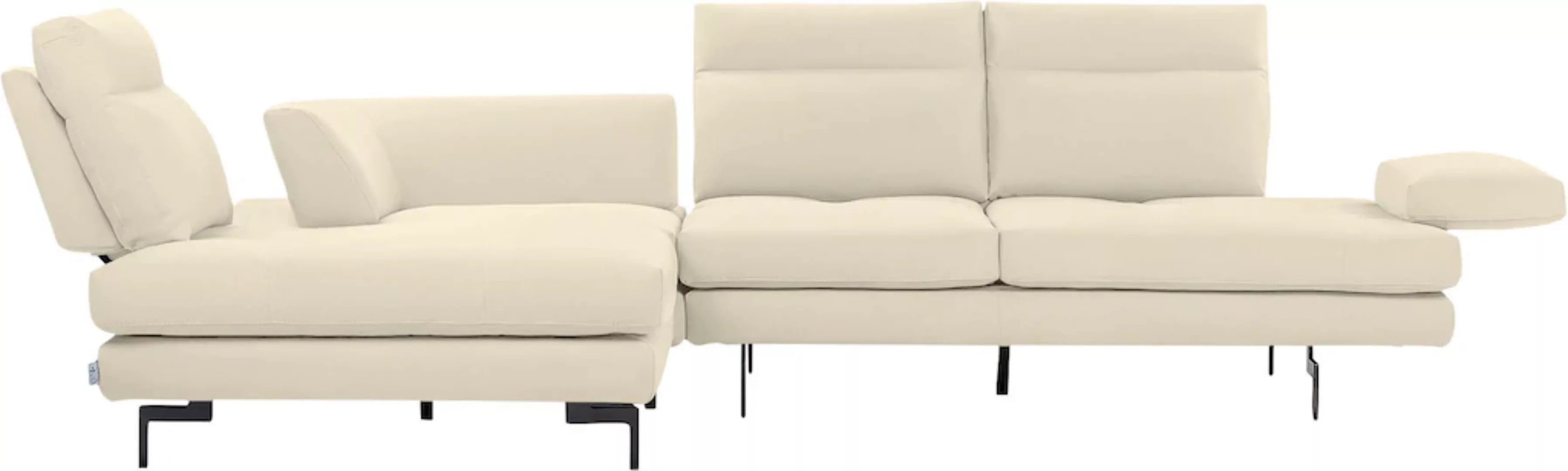 CALIA ITALIA Ecksofa "Toby Wing, Komfortsofa mit Sitzkomfort der Extraklass günstig online kaufen