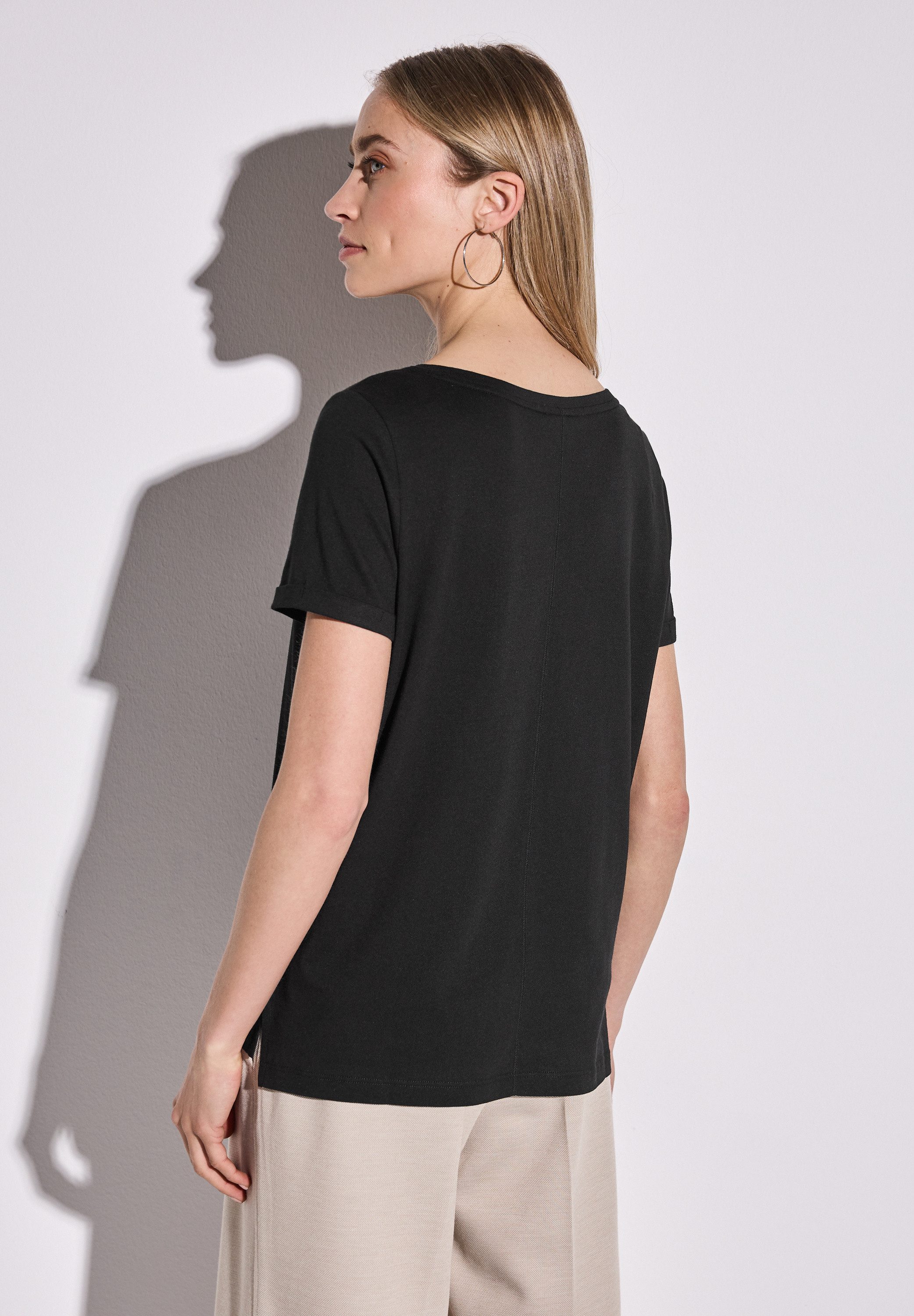 STREET ONE T-Shirt, mit Rundhalsausschnitt günstig online kaufen