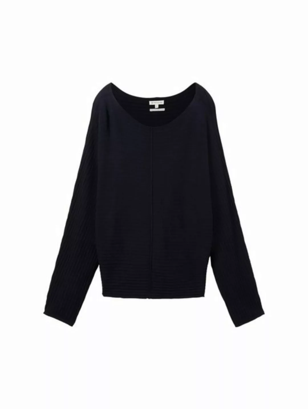 Tom Tailor Damen Pullover STRUCTURED BATWING - Regular Fit günstig online kaufen