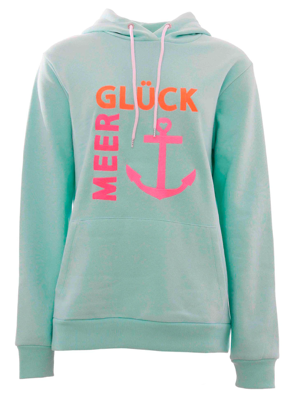 Zwillingsherz Sweatshirt, mit Kapuze, Frontprint, Rückenprint günstig online kaufen