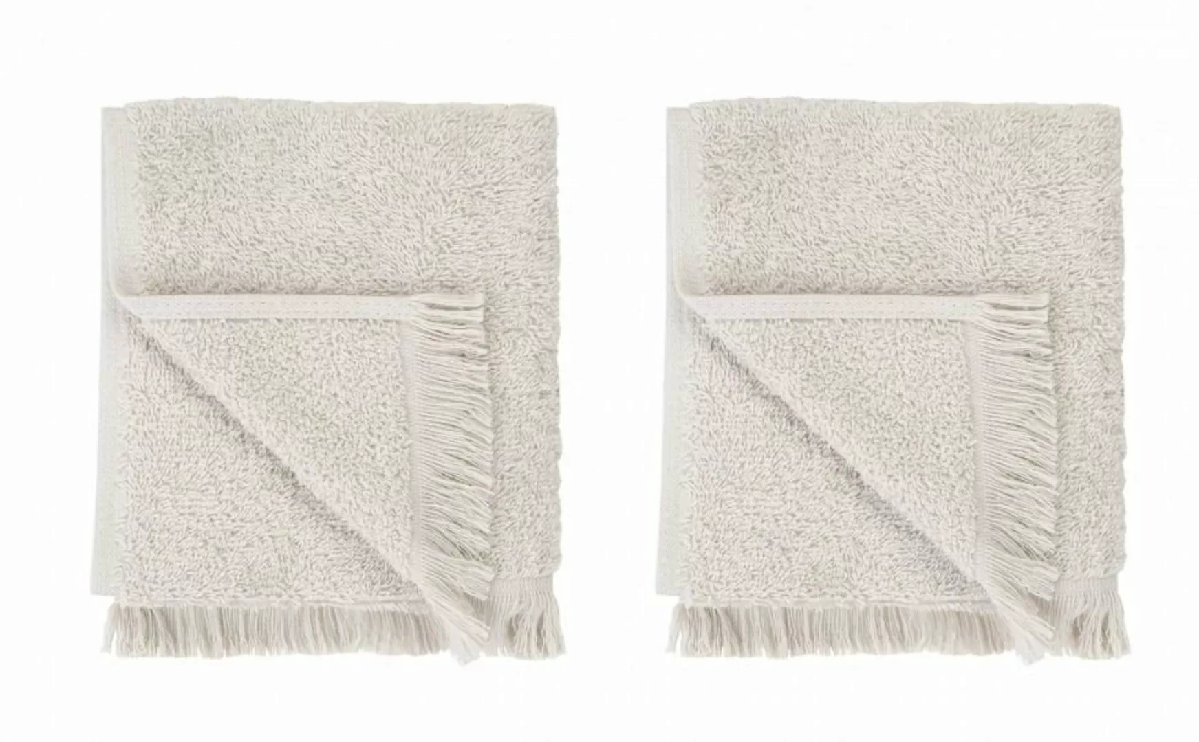 Blomus Handtücher FRINO Gästehandtücher moonbeam 30 x 50 cm 2tlg (beige) günstig online kaufen