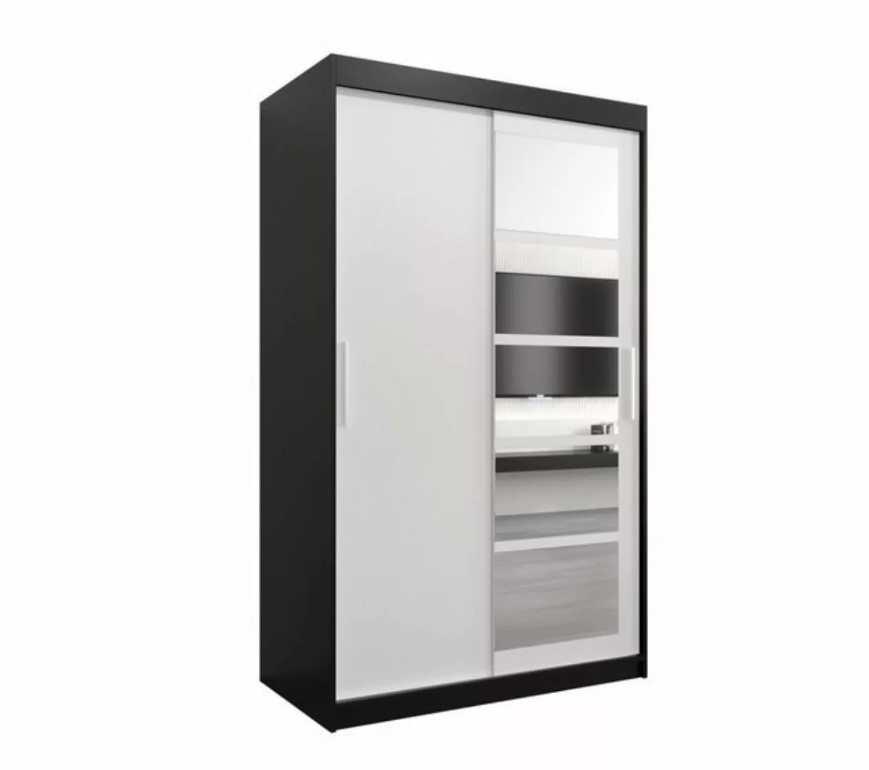 MOEBLO Kleiderschrank VENEZIA I (Wohnzimmerschrank, Schwebetürenschrank 2-t günstig online kaufen