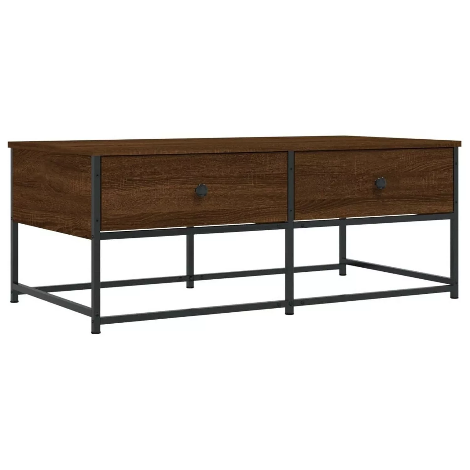 vidaXL Couchtisch Braun Eichen-Optik 100x51x40 cm Holzwerkstoff Modell 1 günstig online kaufen