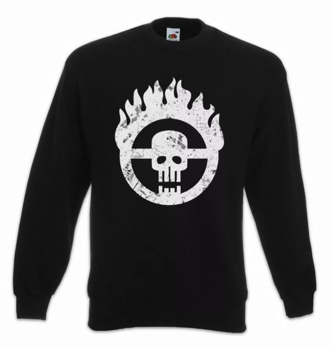 Urban Backwoods Sweatshirt Skull Wheel Insignia Sweatshirt Scrotus Mad Mill günstig online kaufen