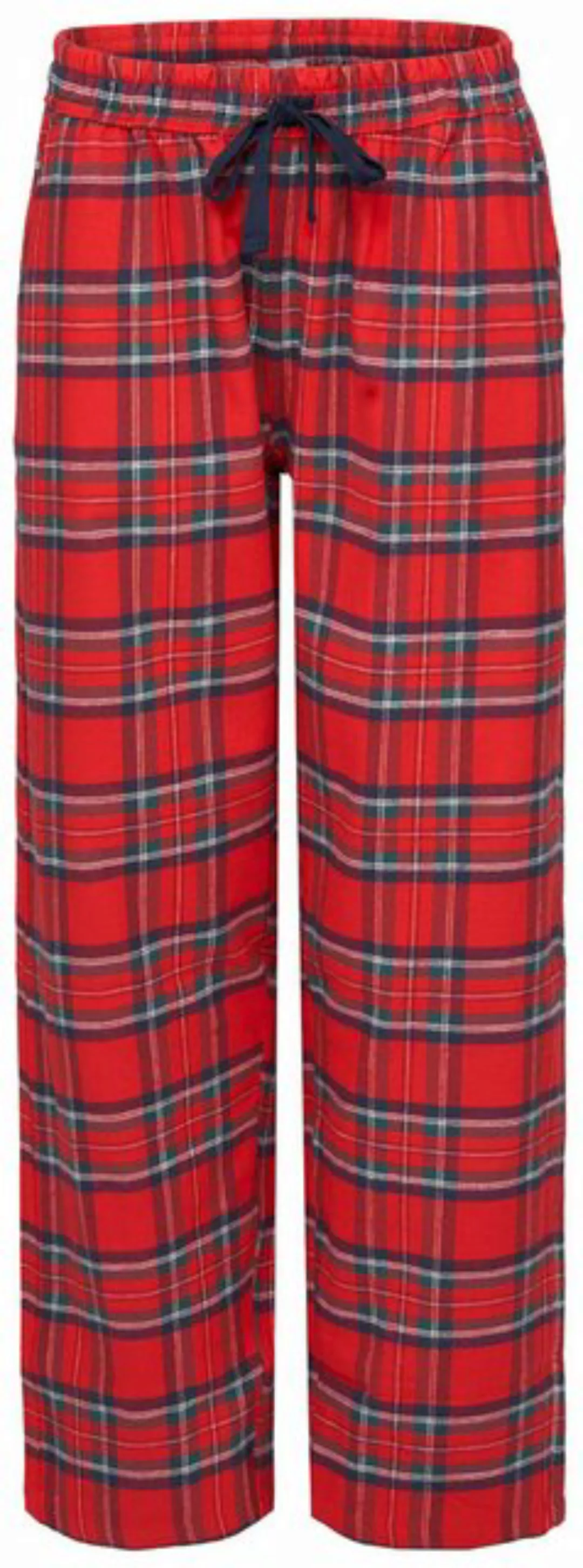 By Louise Pyjamahose Mix & Match (1-tlg., 1-teilig) Damen Schlafhose Flanel günstig online kaufen