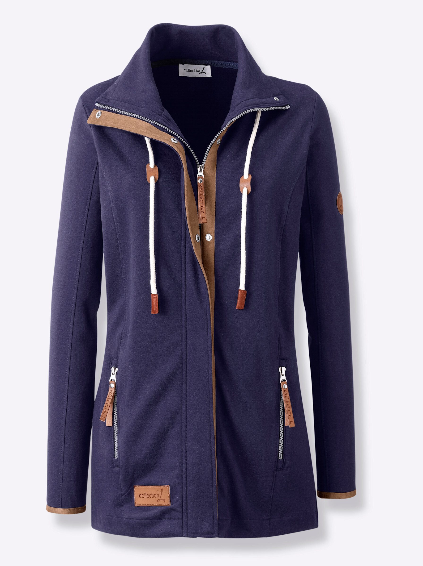 Casual Looks Shirtjacke "Sweatjacke", (1 tlg.) günstig online kaufen