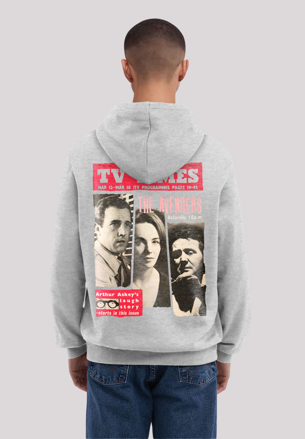 F4NT4STIC Kapuzenpullover "TV Times The Avengers 1961 Cover", Premium Quali günstig online kaufen